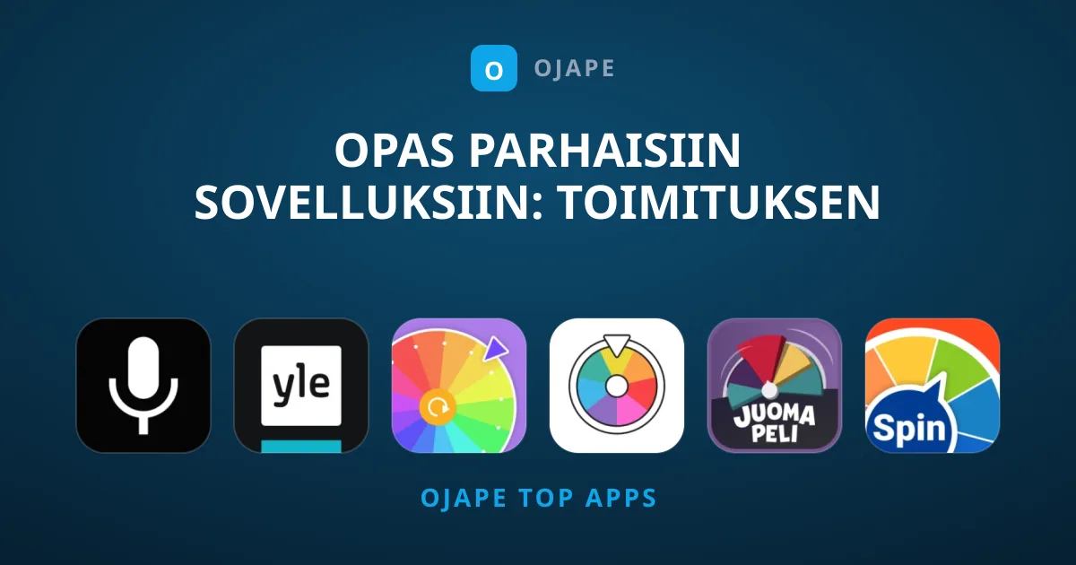 Opas parhaisiin sovelluksiin: Toimituksen valitsema Viihde